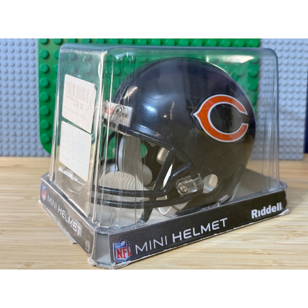 Riddell Chicago Bears Mini Helmet Devin Hester Ghost Auto NFL Memorabilia
